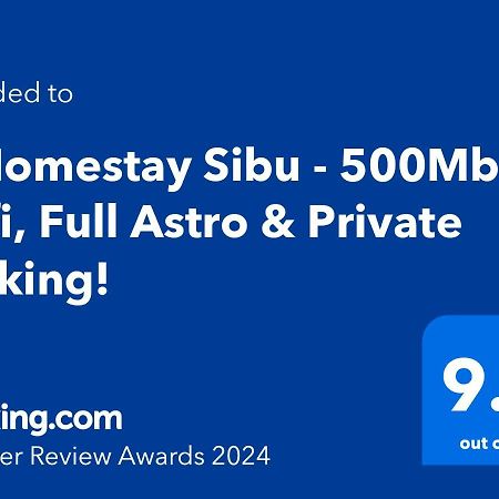 H Homestay Sibu - 500Mbps Wifi, Full Astro & Private Parking! Extérieur photo