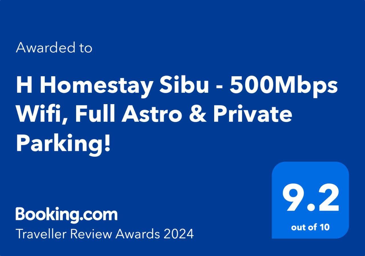 H Homestay Sibu - 500Mbps Wifi, Full Astro & Private Parking! Extérieur photo